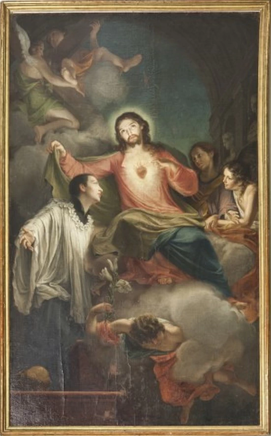 Sacro Cuore di Gesù con San Luigi Gonzaga